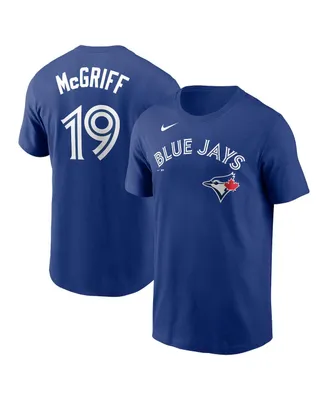 Men's Nike Fred McGriff Royal Toronto Blue Jays Name and Number T-shirt