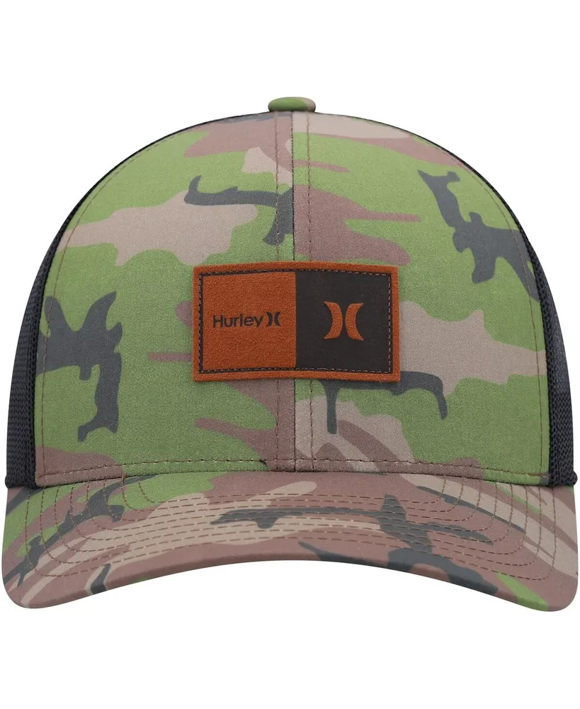 Men's Hurley Camo Fairway Trucker Snapback Hat