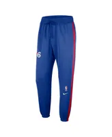 Men's Nike Royal Philadelphia 76ers Authentic Showtime Performance Pants