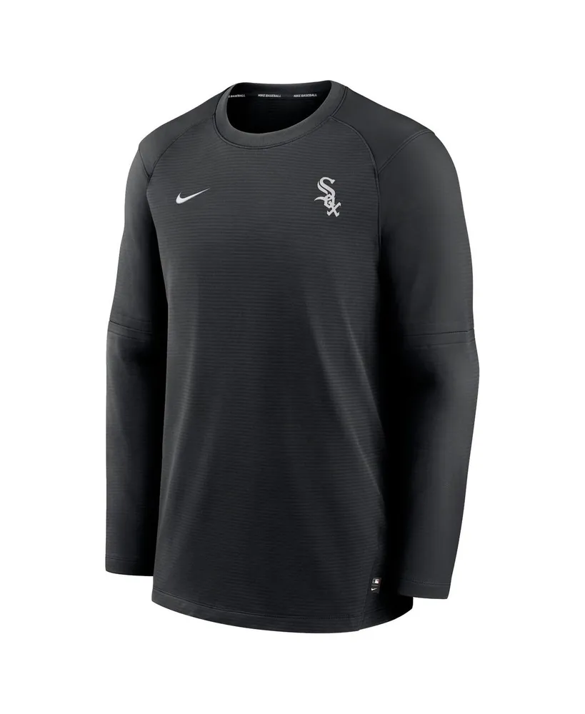 Men's Nike Black Chicago White Sox Authentic Collection Logo Performance Long Sleeve T-shirt
