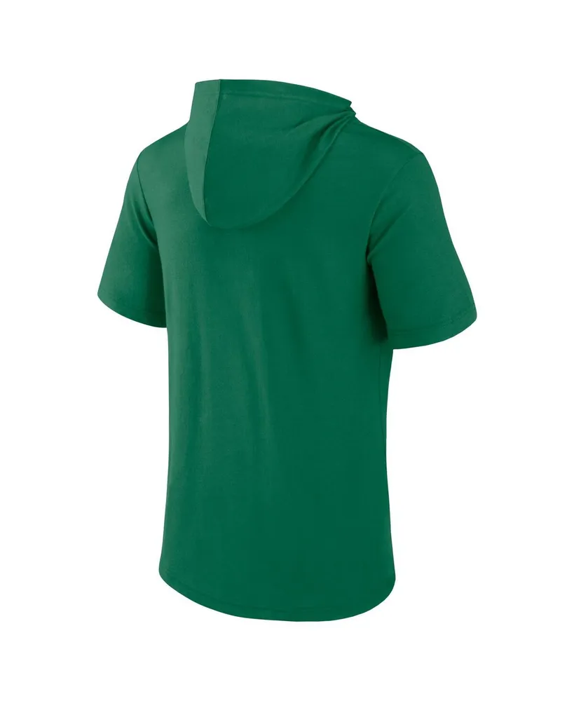 Men's Fanatics Green Notre Dame Fighting Irish Outline Lower Arch Hoodie T-shirt