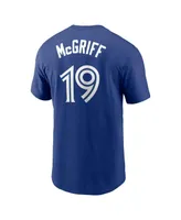 Men's Nike Fred McGriff Royal Toronto Blue Jays Name and Number T-shirt