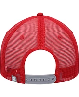 Men's Colosseum Gray, Cardinal Iowa State Cyclones Love Fern Trucker Snapback Hat