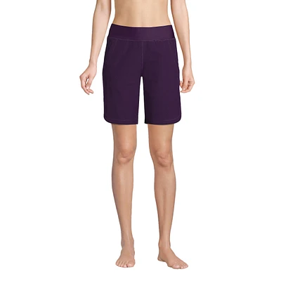 Lands' End Women's 9" Board Shorts with Panty