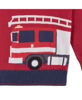 Andy & Evan Big Boys / Firetruck Graphic Sweater