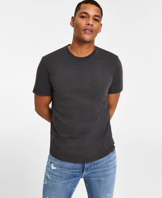 Sun + Stone Men's Kissed Regular-Fit Curved Hem T-Shirt, Created for Macy's