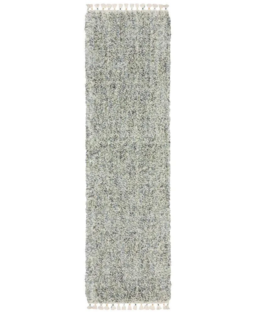 Jhb Design Vertical Shag VLS02A 2'3" x 7'6" Runner Area Rug