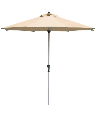 Costway 9' Patio Market Umbrella Table Aluminum Crank