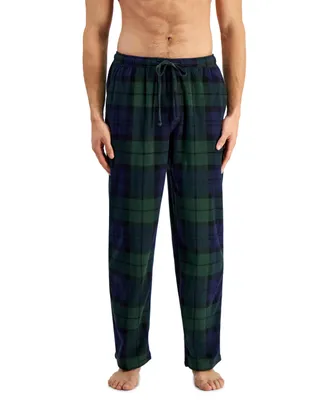 Club Room Men's Flannel Pajama Pants, Created for Macy's - Macy's