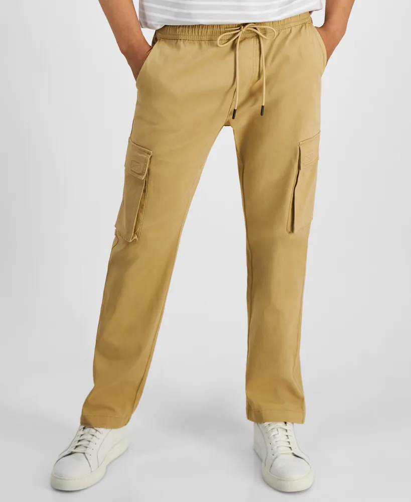 And Now This Men's Regular-Fit Twill Drawstring Cargo Pants, Created for  Macy's