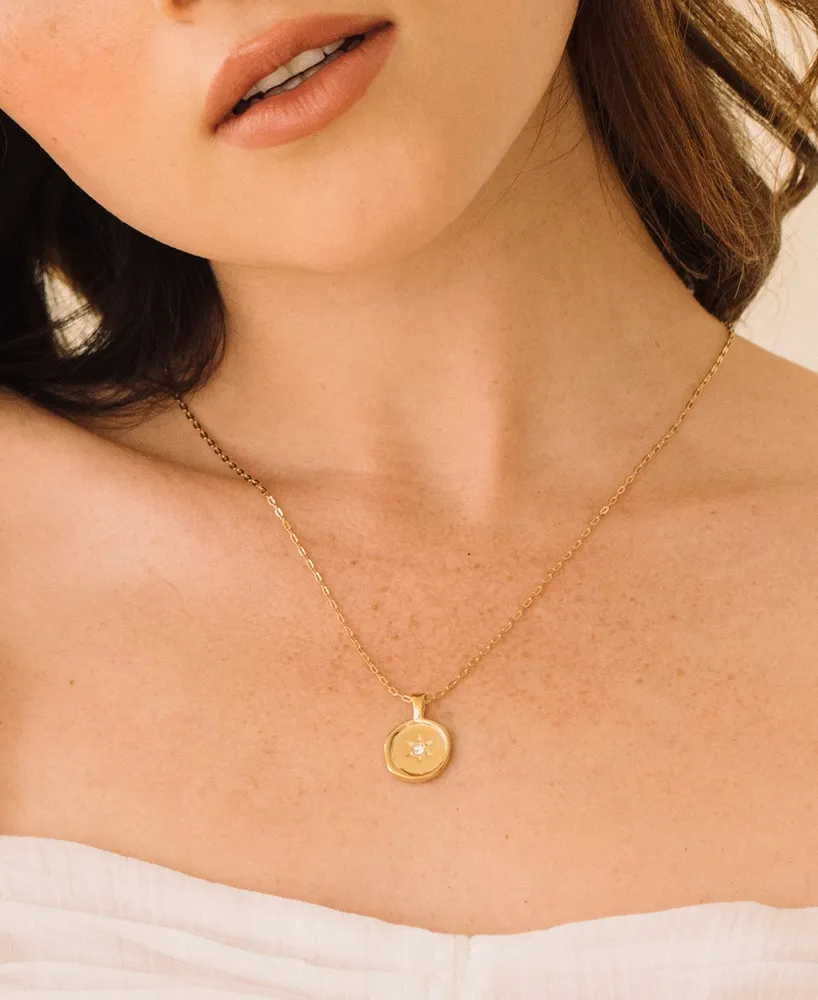 brook & york Cubic Zirconia 14K Gold-Plated Sadie Necklace