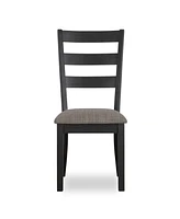 Ansel Black Dining Chair, Set of 2