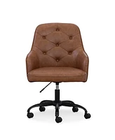 Sawyer Cognac Tufted Task Chair