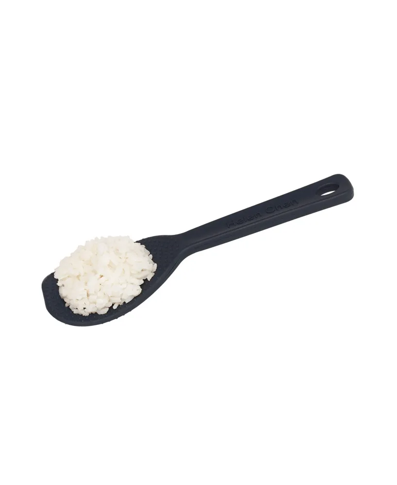 Helen's Asian Kitchen Rice Kit with Stainless Steel Japanese Rice Washing Bowl and Silicone Never Stick Rice Paddle