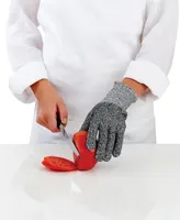 Cutlery Pro Safety Cutting Kit, Level-5 Mesh Safety Gloves (1-Pair, Fits Most Adults), 2 Stainless Steel Finger Guards