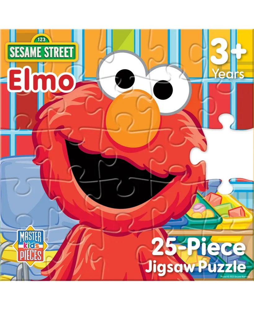 Masterpieces Sesame Street - Elmo 25 Piece Jigsaw Puzzle for Kids