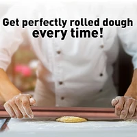 Zulay Kitchen Rolling Pin for Making Cookies, Pastries, Pizza, Pies and Pastas