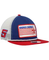 Men's New Era Blue, Red Kyle Larson Golfer Snapback Hat