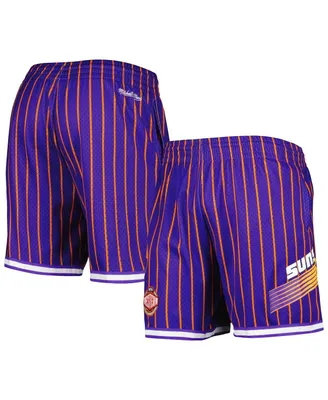 Men's Mitchell & Ness Purple Phoenix Suns City Collection Heritage Mesh Shorts