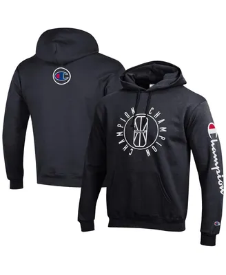 Men's and Women's Champion Black Nba 2K League In-Game Logo Powerblend Pullover Hoodie