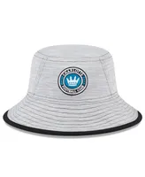 Men's New Era Gray Charlotte Fc Game Bucket Hat