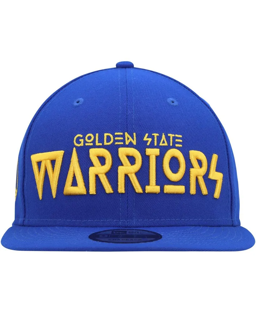 Men's New Era Royal Golden State Warriors Rocker 9FIFTY Snapback Hat