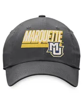 Men's Top of the World Charcoal Marquette Golden Eagles Slice Adjustable Hat