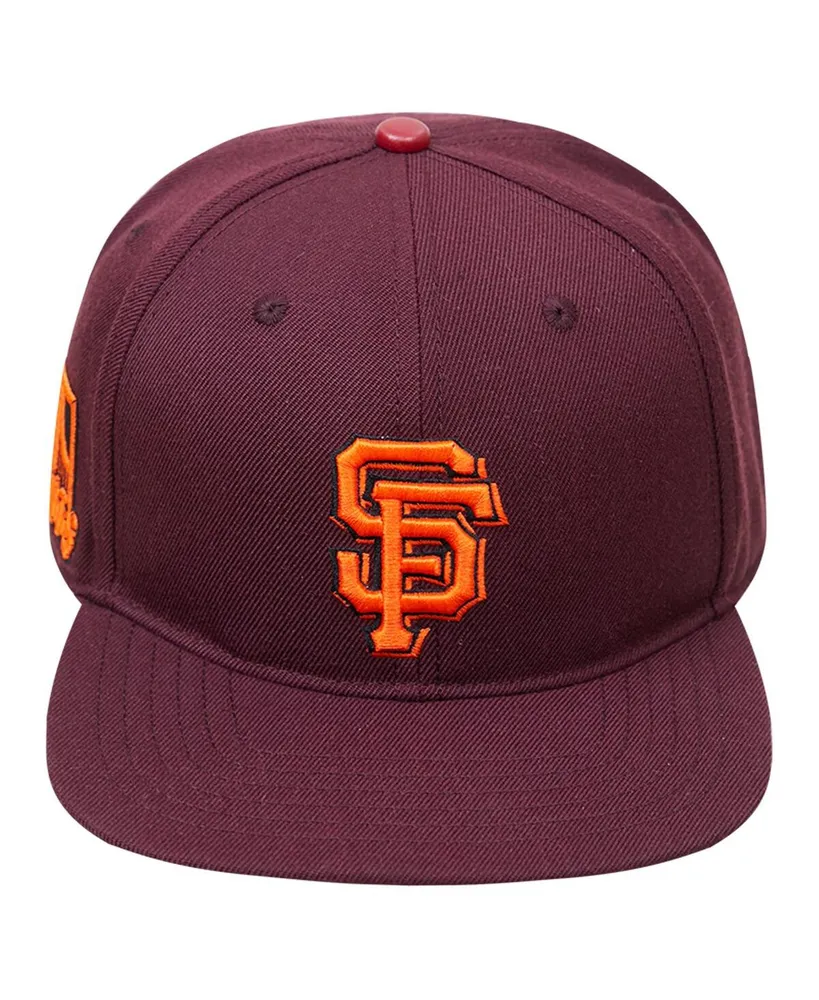 Men's Pro Standard Burgundy San Francisco Giants Wine Snapback Hat