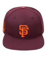 Men's Pro Standard Burgundy San Francisco Giants Wine Snapback Hat