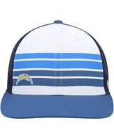 Big Boys and Girls '47 Brand White, Blue Los Angeles Chargers Cove Trucker Snapback Hat