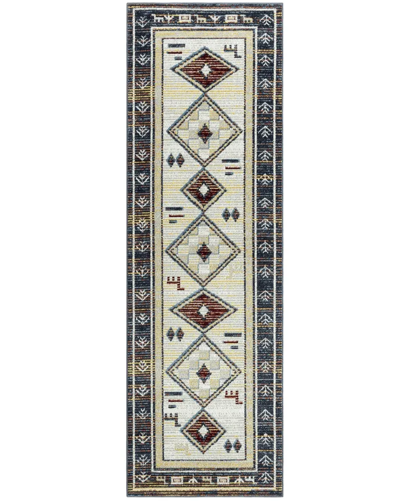 Global Rug Designs Cherish Washable Rug CWR01 2'2" x 7'2" Runner Area Rug