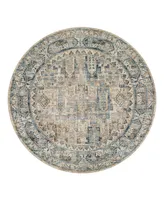 Closeout! Livabliss Mirabel Mbe-2302 7'10" x 7'10" Round Area Rug