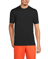 Lands' End Men's Short Sleeve Upf 50 Swim Tee Rash Guard