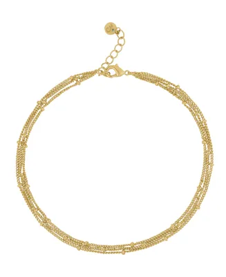 And Now This 18K Gold Plated Anklet