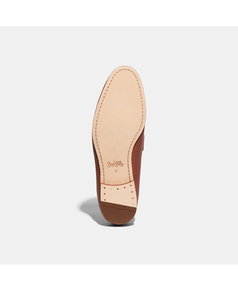 Coach Men's Sculpt C Leather Slip-On Loafers