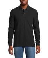 Lands' End Men's Comfort First Long Sleeve Mesh Polo