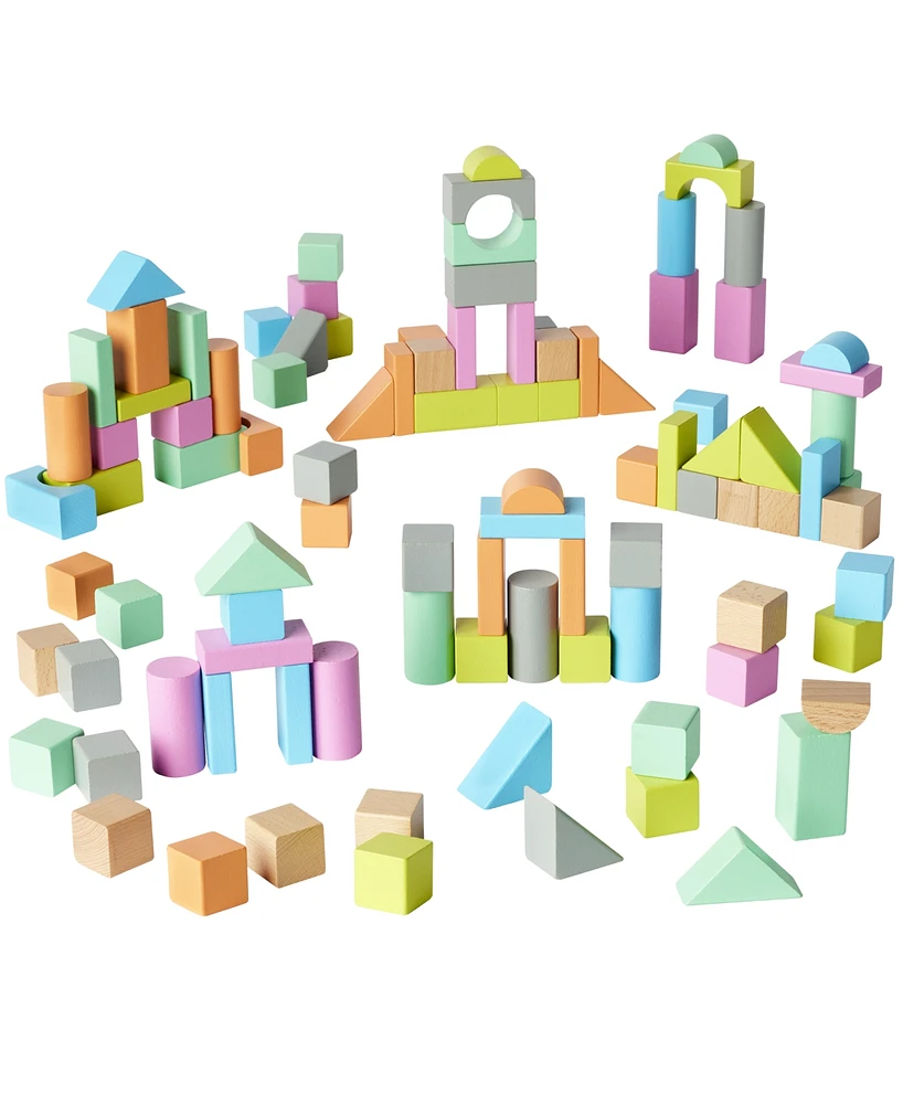 Imaginarium Wooden Block Set 100 Pieces, Created for You by Toys R Us