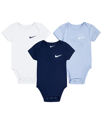 Nike Baby Boys or Girls Mini Me Essential Bodysuits, Pack of 3