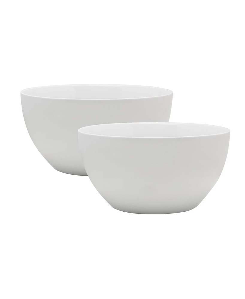 Fitz and Floyd Everyday Deep Serving Bowls 2 Piece Set