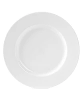 Fitz and Floyd Everyday Whiteware Classic Rim 16 Piece Dinnerware Set, Service for 4