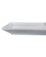 Fitz and Floyd Everyday Whiteware Rectangular Rim Platter