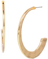Style & Co Gold-Tone Oval Open Hoop Earrings, Created for Macy's