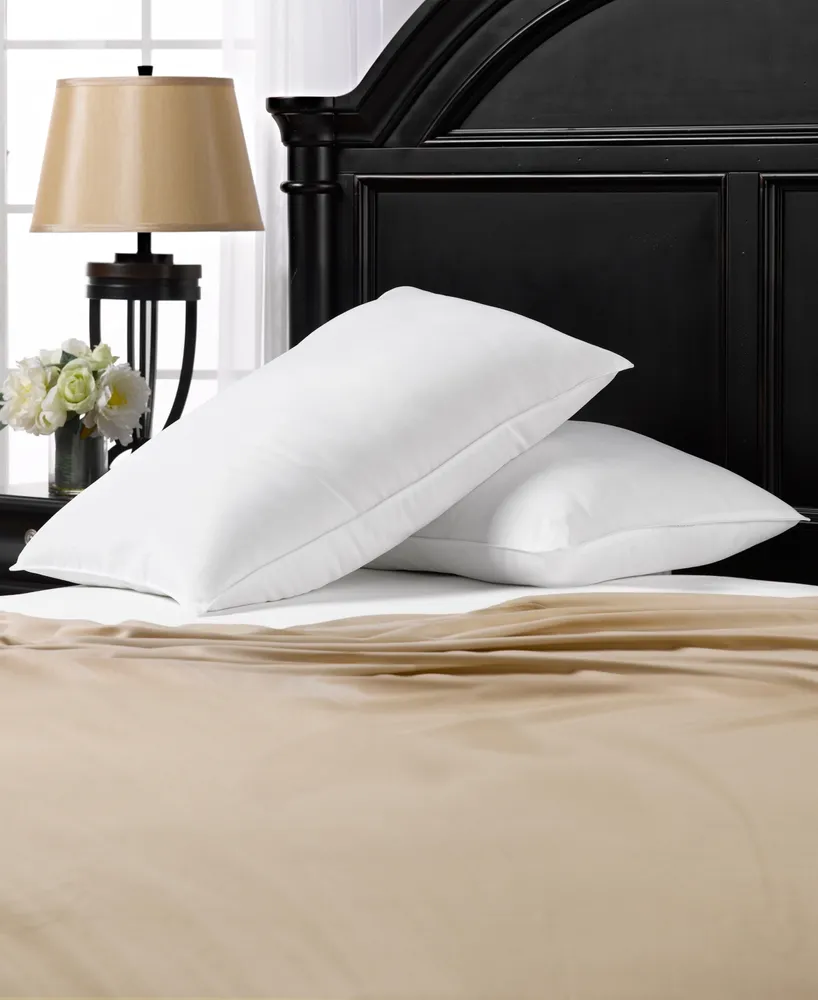 Ella Jayne Signature Plush Allergy-Resistant Soft Density Stomach Sleeper Down Alternative Pillow