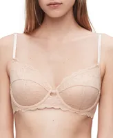 Calvin Klein Seductive Comfort With Lace Full Coverage Bra QF1741