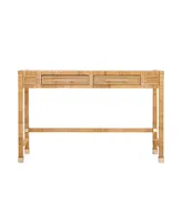 Tov Furniture Amara Natural Rattan Desk