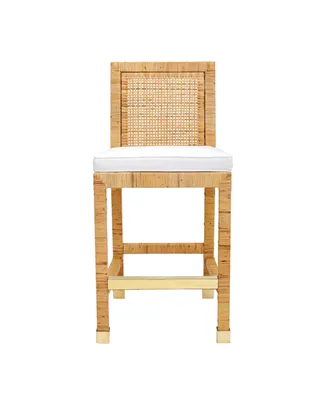 Tov Furniture Amara Rattan Counter Stool