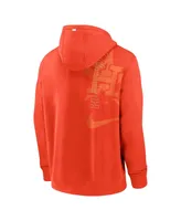 Men's Nike Orange Houston Astros Statement Ball Game Pullover Hoodie