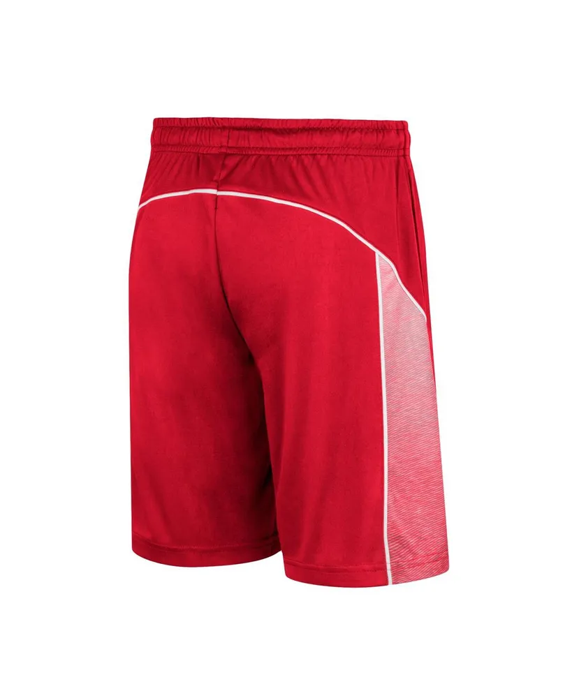 Big Boys and Girls Colosseum Scarlet Ohio State Buckeyes Max Shorts