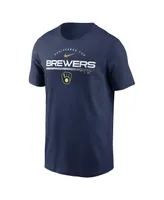 Men's Nike Navy Milwaukee Brewers Team Engineered Performance T-shirt