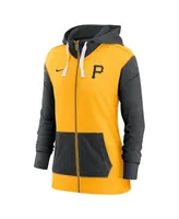 Women's Nike Gold Pittsburgh Pirates Full-Zip Hoodie